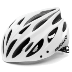 BRIKO KISO HELMET blanco/negro/rojo